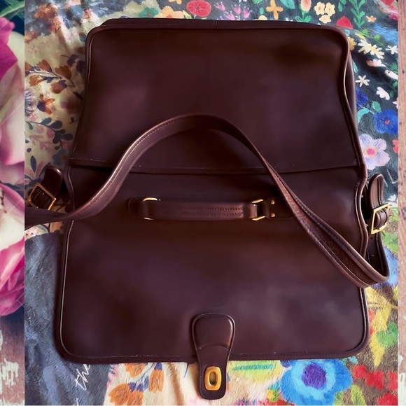 VINTAGE COACH METROPOLITAN MESSENGER PORTFOLIO BRIEFCASE BAG 5180 - Picture 4 of 13